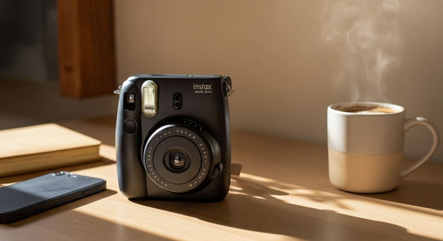 Instax Mini Evo vale a pena? Guia completo e preços Amazon e Shopee 2026.