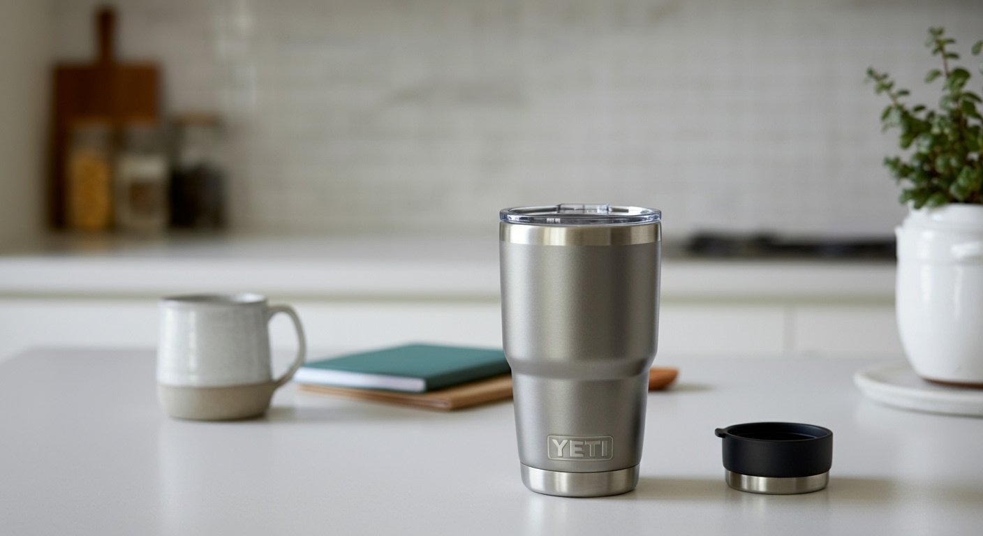 Yeti Rambler vale a pena? Guia completo de preços Amazon e ML 2026.