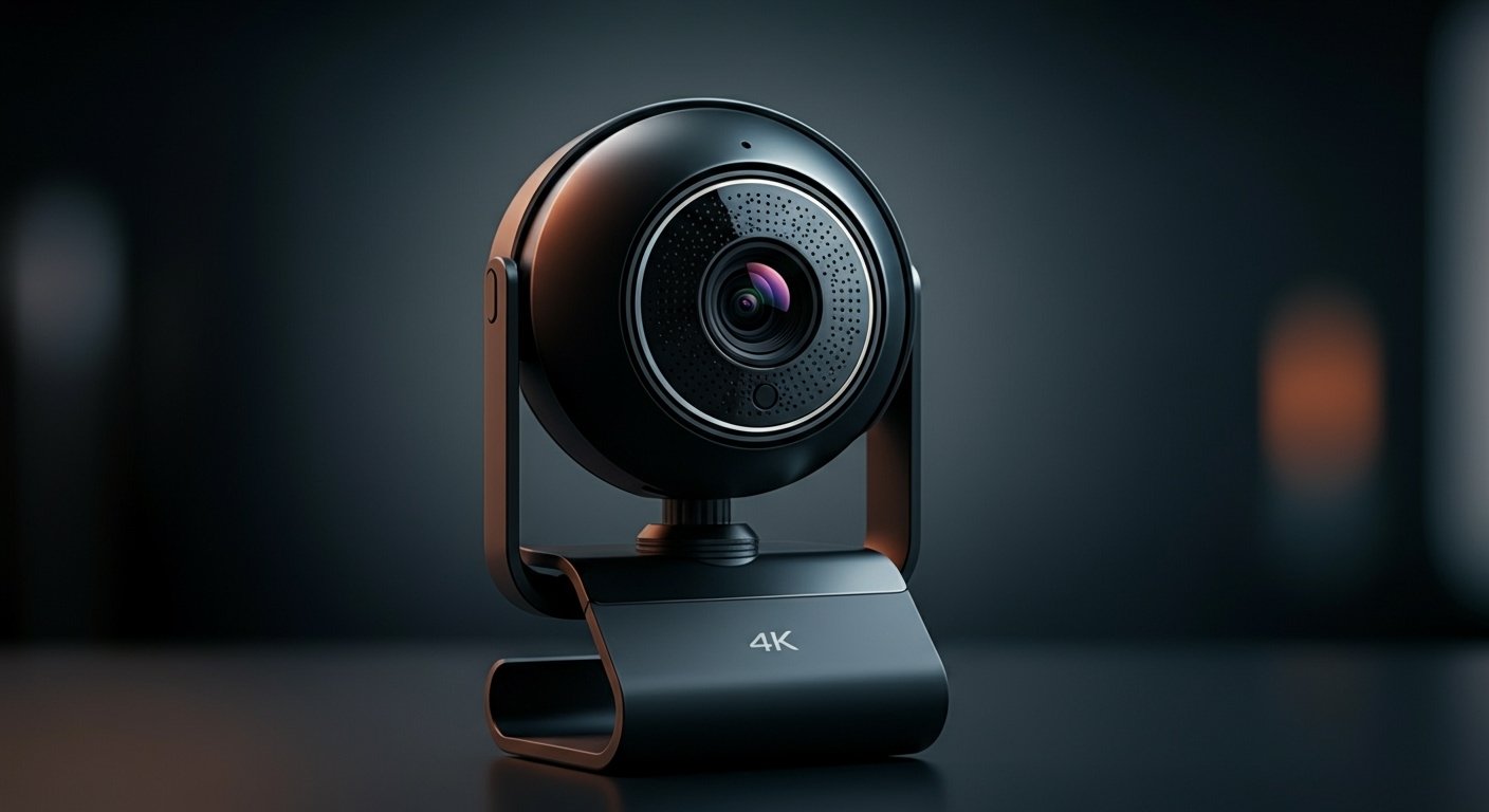 Oferta Webcam 4K com Ring Light