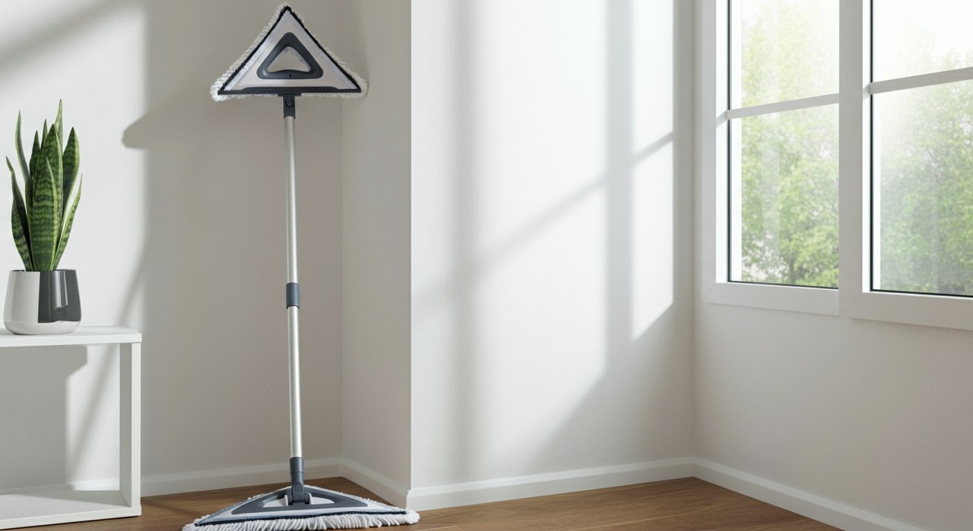 Mop de Limpeza Triangular para Vidros: Veja o veredito e os preços na Amazon e Shopee