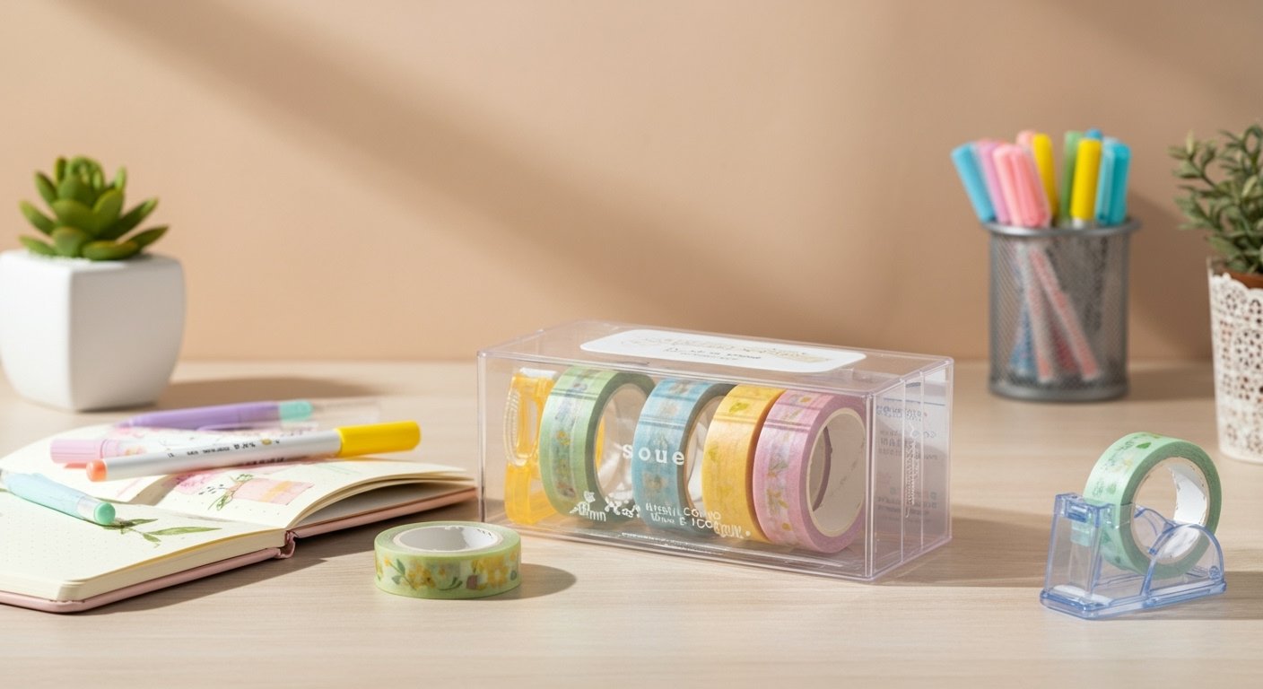 Menor preço encontrado: Veja quanto custa o Kit Washi Tape hoje